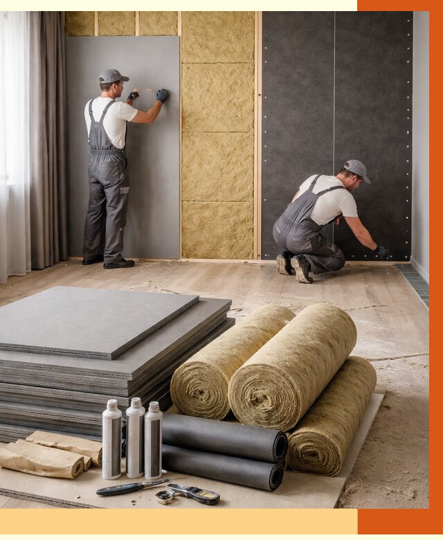 Шумоизоляция дома в Пушкине от 4868 руб/м2 — комплексная звукоизоляция под ключ | ТепломастерПшн