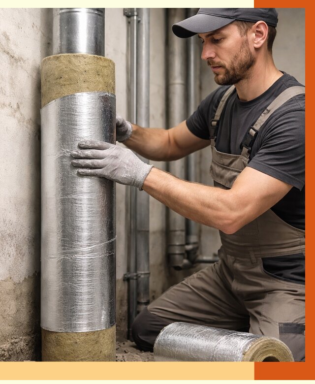 Шумоизоляция труб в Пушкине от 1298 руб. — шумоподавление и звукоизоляция труб | ТепломастерПшн