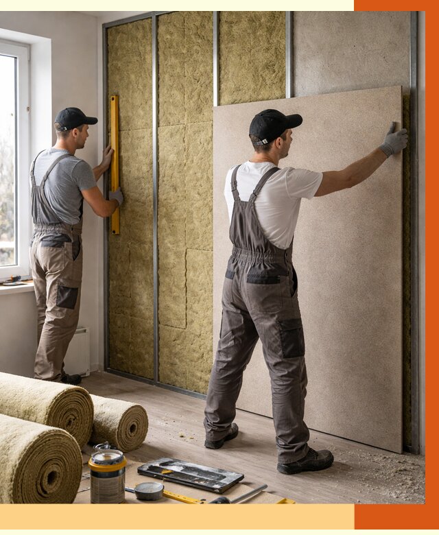 Шумоизоляция стен в Пушкине от 4868 руб/м2 — звукоизоляция стен под ключ | ТепломастерПшн