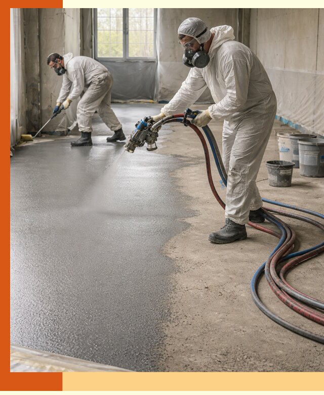 Гидроизоляция полимочевиной полов и конструкций в Пушкине