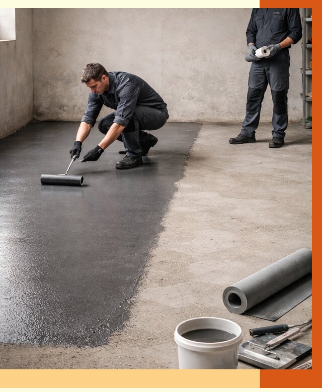 Гидроизоляция гаражного пола в Пушкине от 3786 руб./м² — ТепломастерПшн профессионально