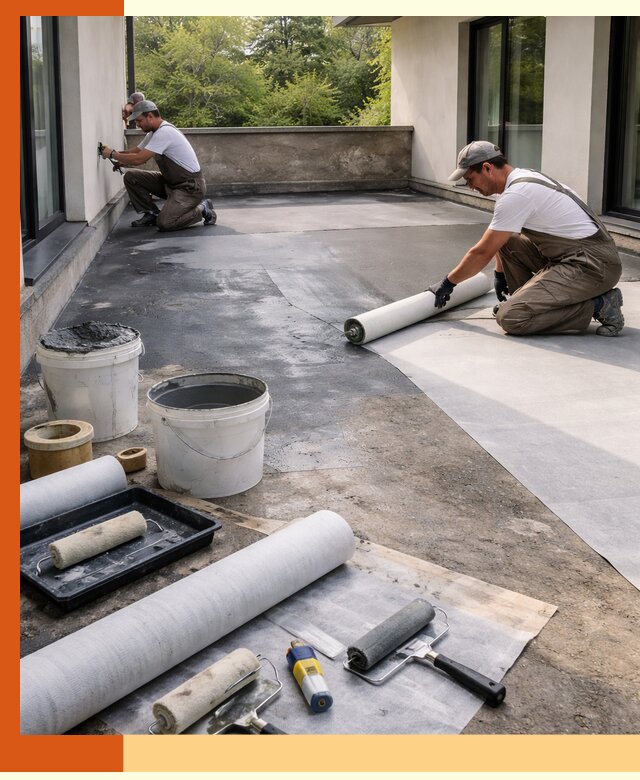 Гидроизоляция террасы в Пушкине — надежная защита от влаги и протечек