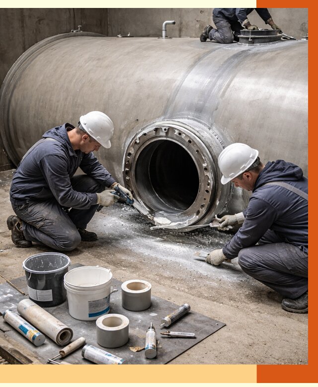 Гидроизоляция резервуара с топливом в Пушкине от 81128 руб. под ключ | ТепломастерПшн