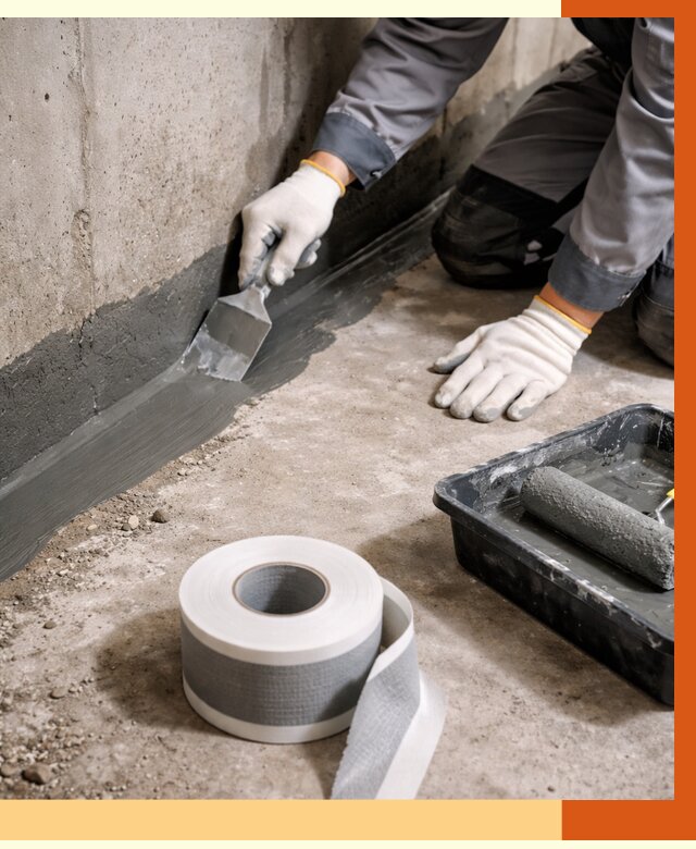 Гидроизоляция швов и герметизация стыков в Пушкине от 1352 руб. | ТепломастерПшн