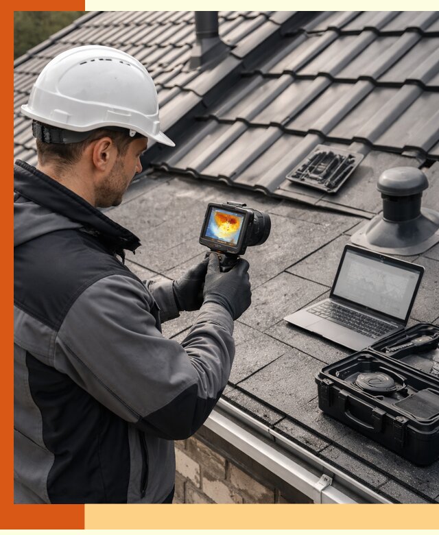 Тепловизионное обследование кровли в Пушкине для выявления дефектов