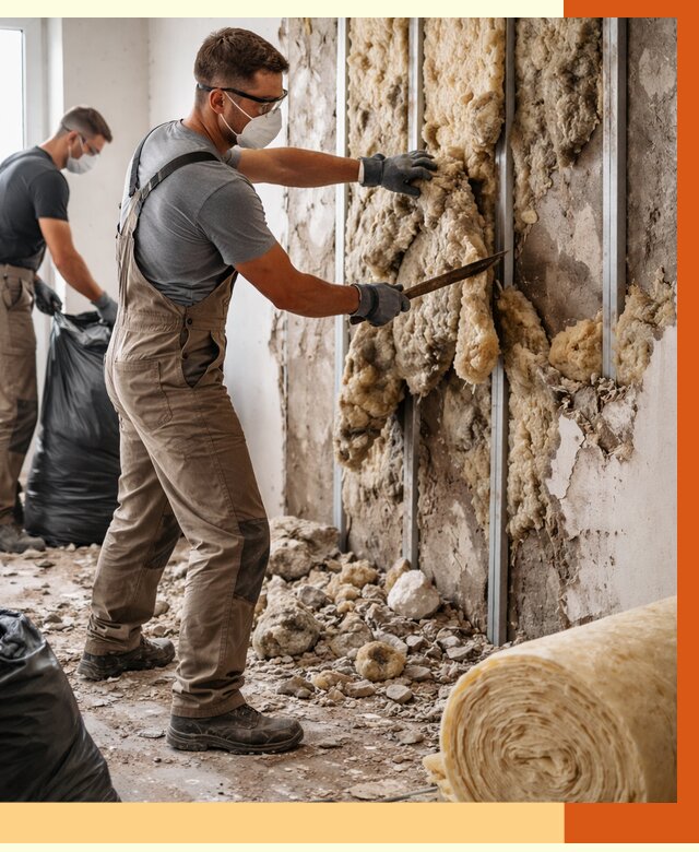 Демонтаж старого утеплителя в Пушкине от 3786 руб. — работы под ключ | ТепломастерПшн