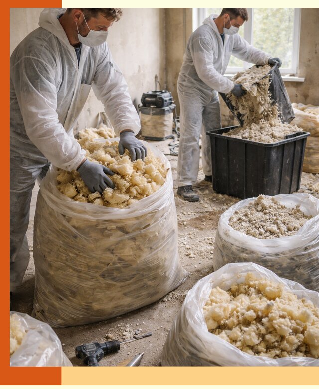 Утилизация старого утеплителя в Пушкине быстро и безопасно