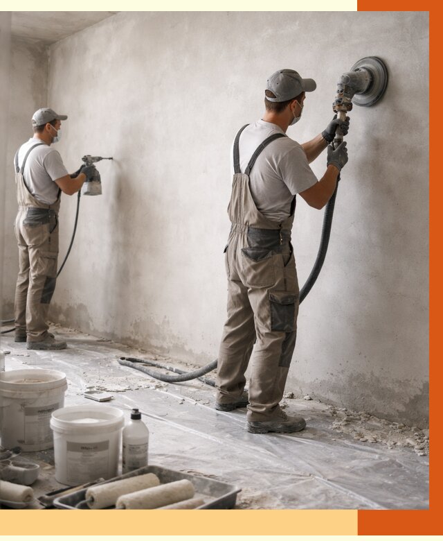 Подготовка поверхности под напыление в Пушкине от 1298 руб. — ТепломастерПшн