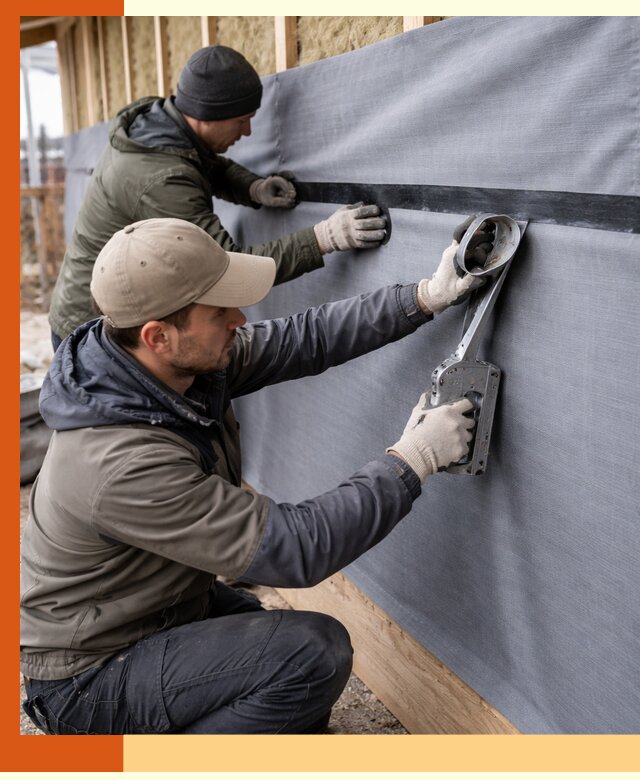 Монтаж ветроизоляции зданий и конструкций в Пушкине