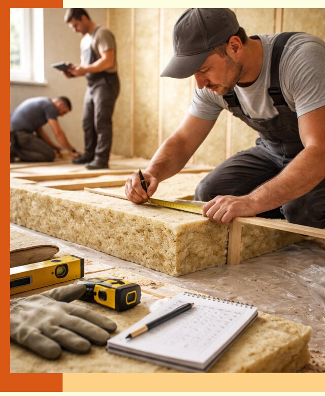 Расчет толщины утеплителя для зданий и помещений в Пушкине